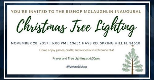 Bishop McLaughlin Christmas Tree Lighting