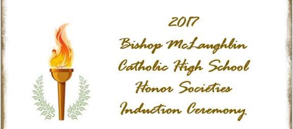 2017 BMCHS Honor Societies Induction Ceremonies