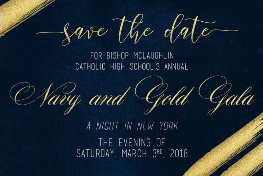Navy and Gold Gala “A Night in New York”
